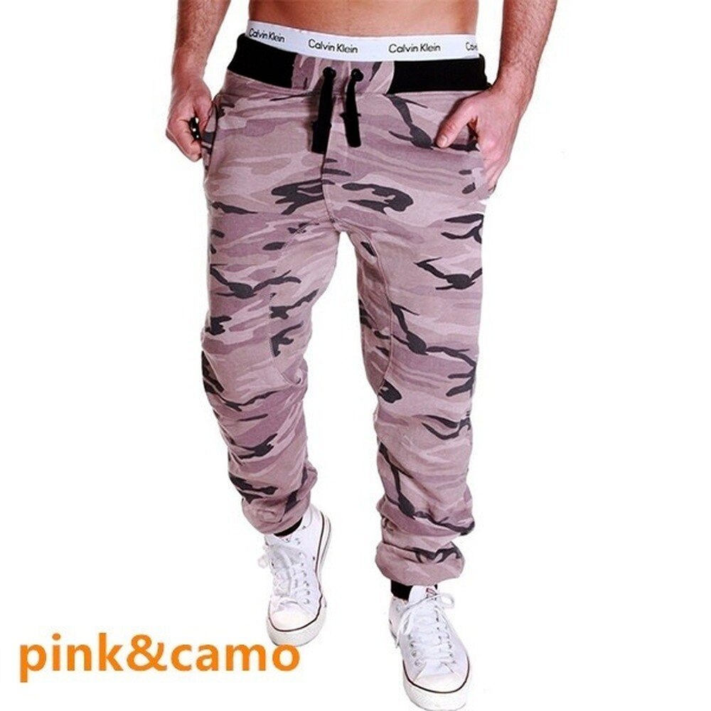 ZOGAA Men&#39;s camouflage fitness trousers