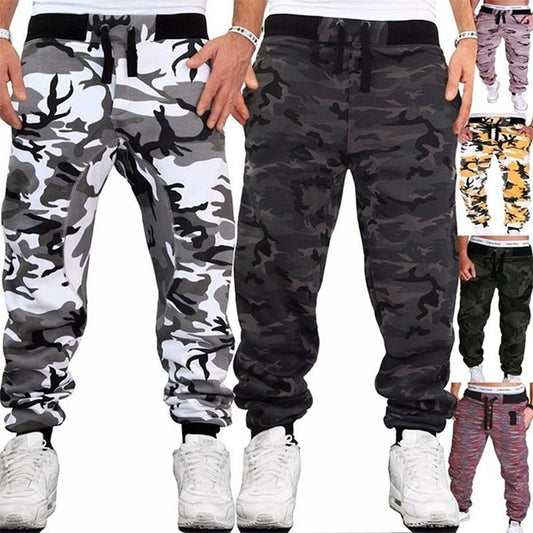 ZOGAA Men&#39;s camouflage fitness trousers